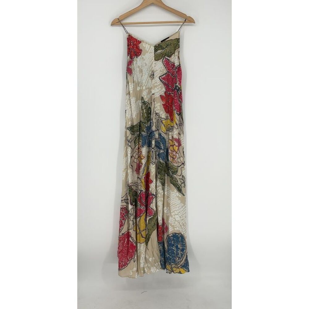 Saaksha & Kinni Bandhani Print V Neck Column Dress